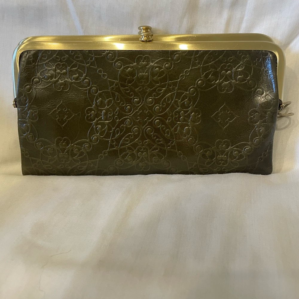 HOBO the Original, Signature Lauren Wallet/Clutch Olive Green